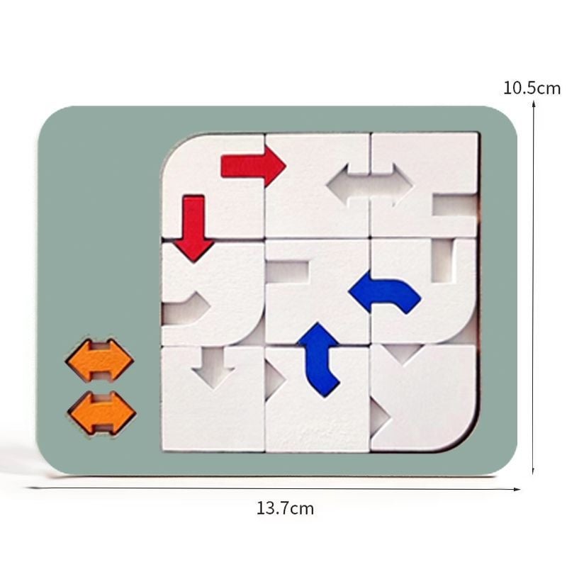 There Is A Puzzle Out Of Nothing Puzzle Puzzle Puzzle Toy Level Ten Difficulty Challenge Impossible Wooden Puzzle Students Children - Image 1